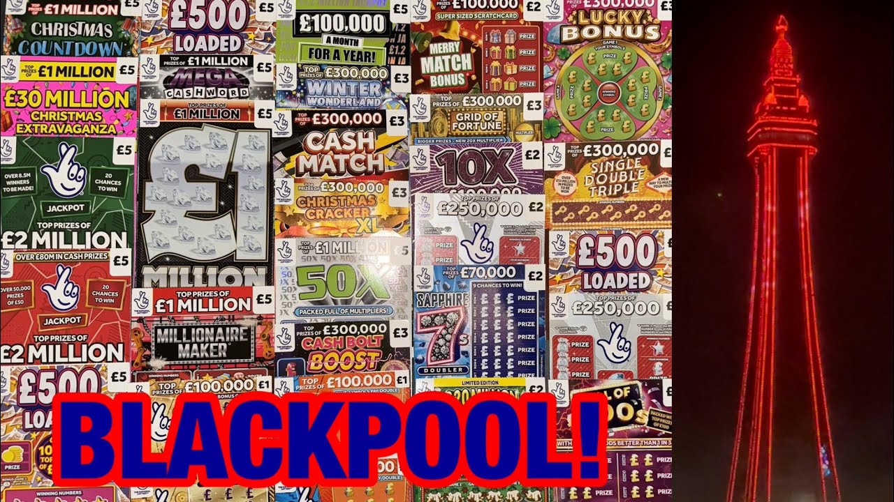 Scratchcards from The National Lottery (507) © BLACKPOOL!! Special Edition!!