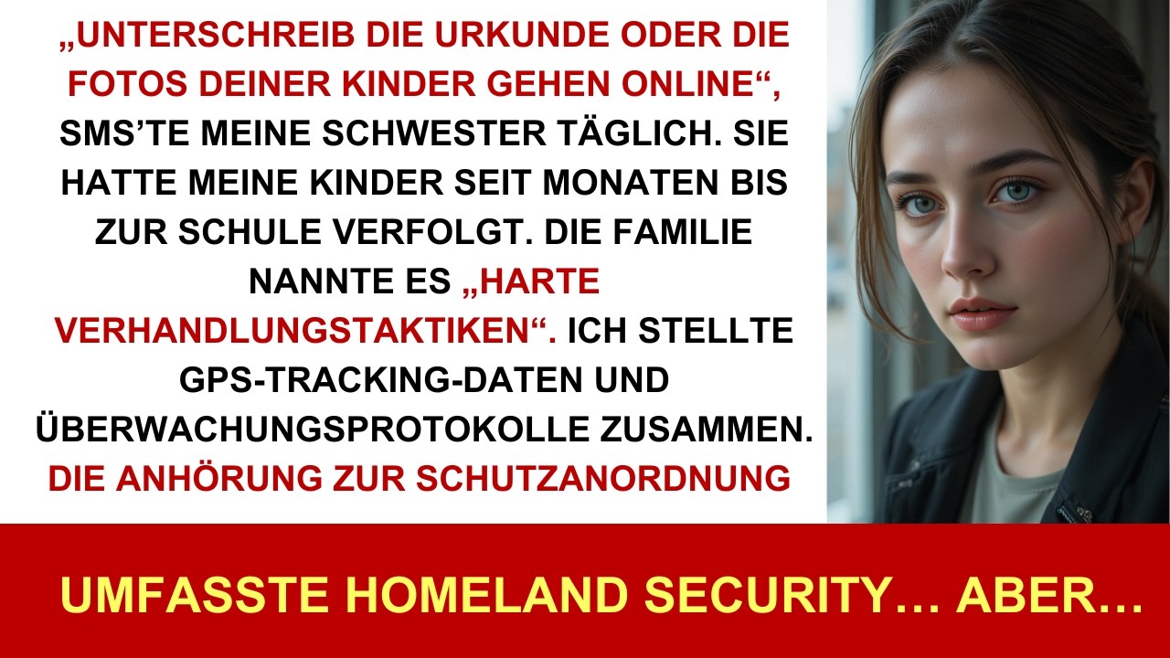 Schwester stalkte meine Familie für Hausanteile – Beweise mobilisierten neun US-Marshals…