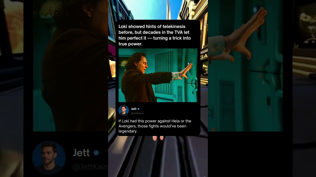 Loki has MASTERED telekinesis