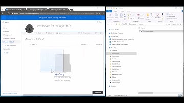 Drag and drop memo in SharePoint