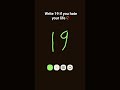 write 19 if you