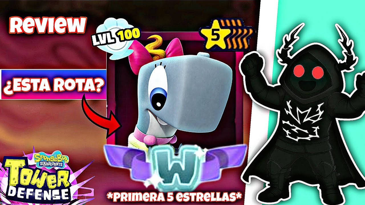 SBTD SpongeBob Tower Defense – Skin Secret Shiny Wumbo Dungeon 5⭐️ – Roblox