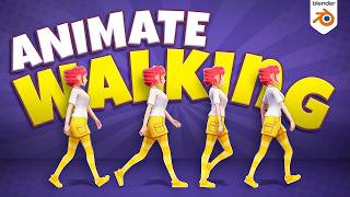 Full How to Animate a Walk Cycle! [BEGINNER FRIENDLY] Guide