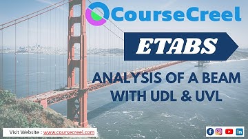 ETABS : ANALYSIS OF BEAM WITH UDL & UVL