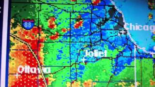 NOAA - Radar loop 06/21/2011 ..nice storm on Chicago West Sub
