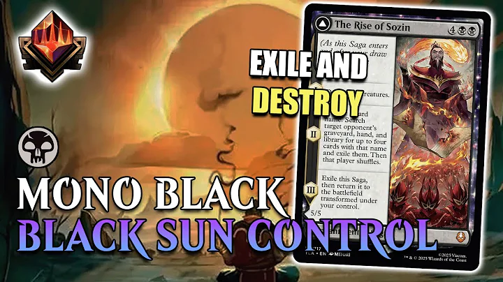 💀 MONO BLACK CONTROL WITH DAY OF BLACK SUN IS AMAZING | MTG ARENA Standard Mythic TLA Avatar
