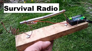 How to make a simple survival radio).