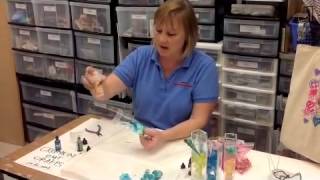 Crankin' Out Crafts -ep342 Colored Shells with Alcohol Inks