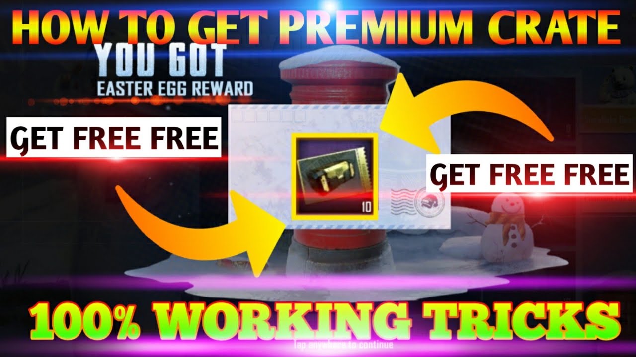 HOW TO GET FREE CRATE COUPON IN PUBG MOBILE 100 WORKING TRICKS TO