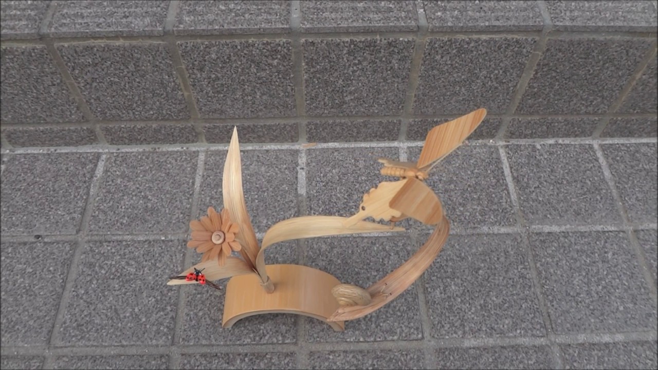 じいじのおもちゃ箱 竹細工 竹で作ったやじろべえ Bamboo Work Youtube