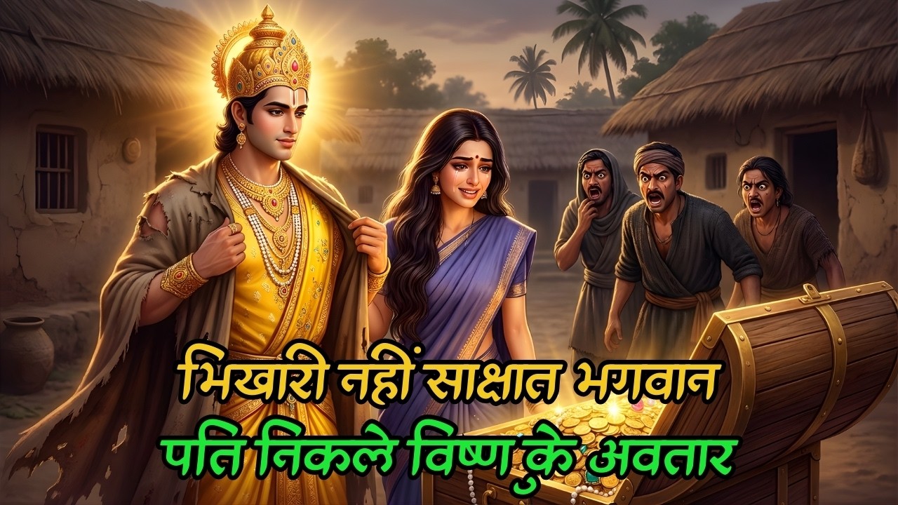 निर्धन कन्या का विवाह एक भिखारी से हुआ, पर पति निकले अपार धन के साथ भगवान विष्णु के अवतार