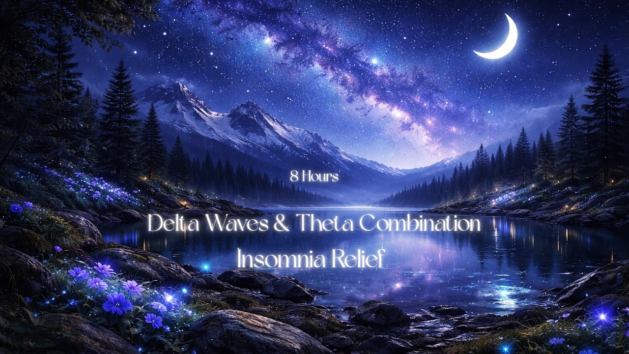 Insomnia Relief | 8+ Hours | Deep Sleep Music for Severe Insomnia