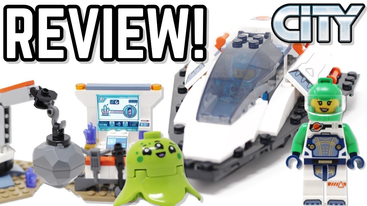 バグズライフ　4点 Review of Lego City Space 4+ set 60429 Spaceship And Astroid