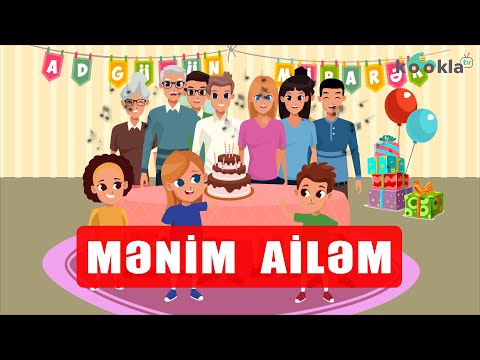 MƏNİM AİLƏM. AD GÜNÜN MÜBARƏK! UŞAQLAR ÜÇÜN! (Azərbaycan dilində cizgi filmlər)