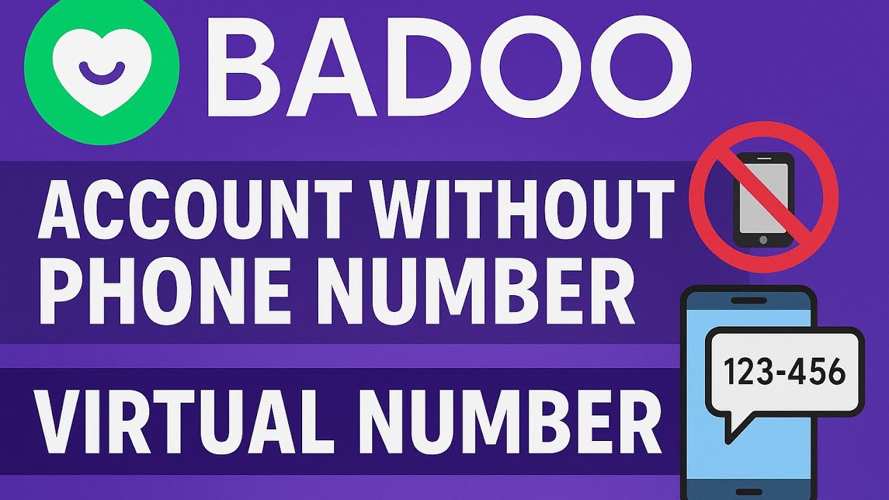 Create badoo Account Without Phone Number | Virtual Number