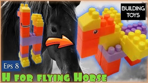 Building blocks robot mini | Flying Horse | robot alphabet