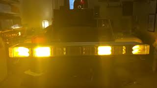 Whelen Freedom Amber LED 49” rear lightbar light bar traffic advisor