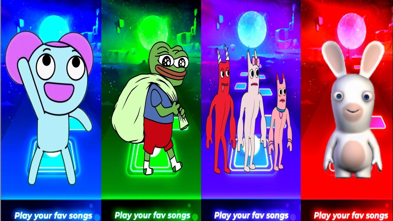 Pibby🆚Peepo🆚Squid Game🆚Rabbids Invasion💦Who is best player??