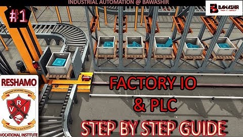 #plc STEP BY STEP GUIDE WITH #factory  IO AND #gxworks  #Industrial #Automation @bawashir
