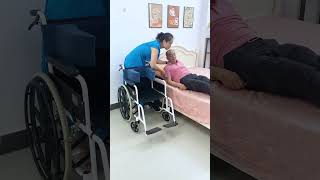 Let the elderly sit in wheelchairs easily.#Elderly #old people#wheelchair Let the elderly sit in wheelchairs easily.#Elderly #old people#wheelchair