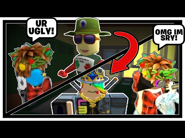 Noob Gets Bullied Then Reveals He S The Richest Player Rhs Ft - i google myself hackers shocking linkmon99 roblox youtube