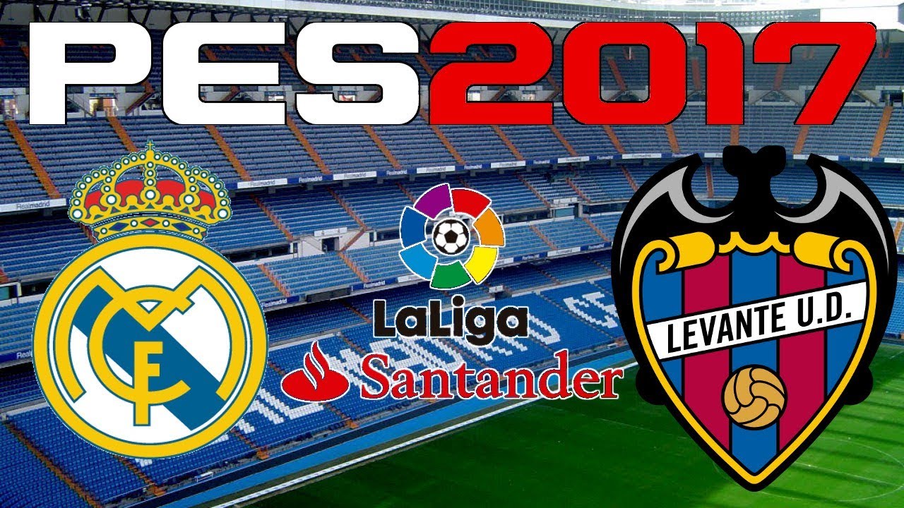PES 2017 - 2017-18 LA LIGA - REAL MADRID vs LEVANTE - YouTube