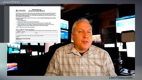 File A Lien Against A Vehicle For A Title