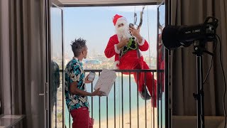 Santa Caught Delivering Presents In Dubai | Behind The Scenes