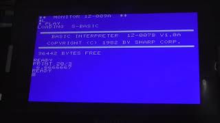 MZ-700のシステムプログラムS-BASICを入手しました - YouTube