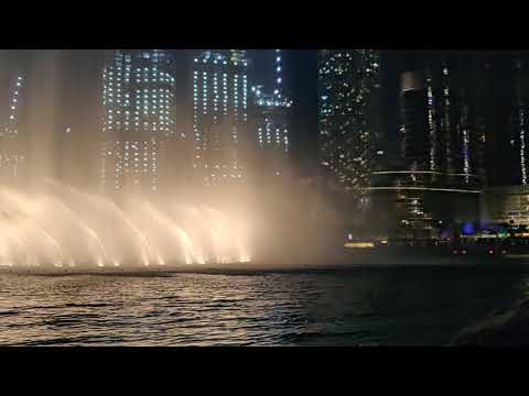 Fountain Show | The Dubai Fountain | Burj Khalifa | Dubai | UAE | October 2019