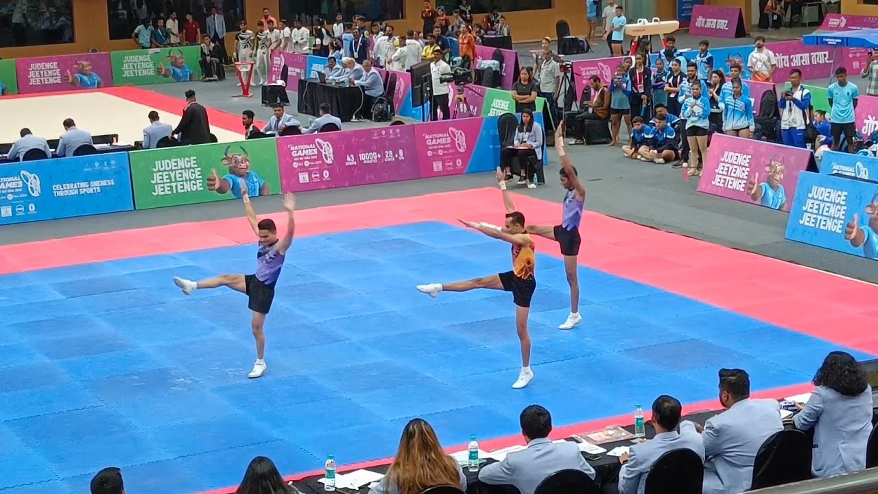 Gujarat Trio Aerobic Gymnastics | 37th National games | Aerobic Nick