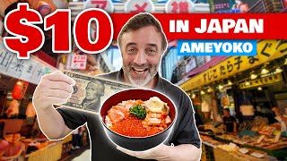 10 Street Food Challenge - What Can You Get In Ueno, Japan?