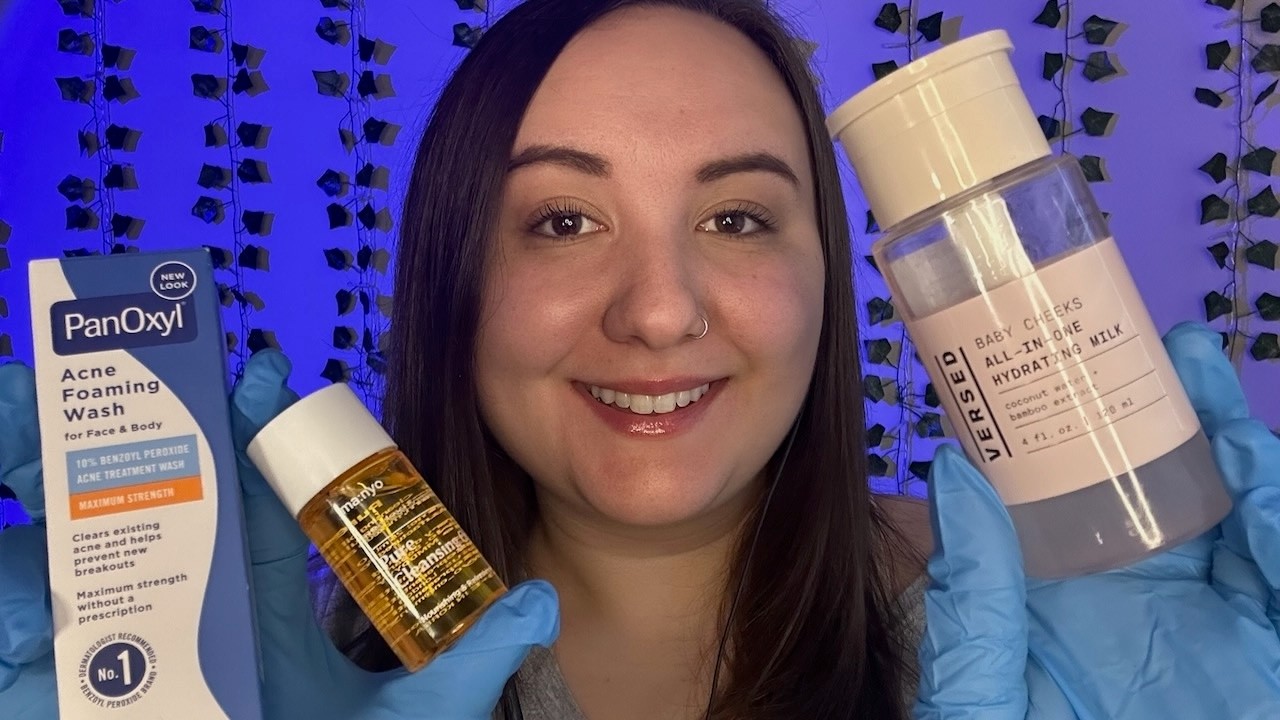 ASMR | Wearing Gloves While Doing Your Skincare