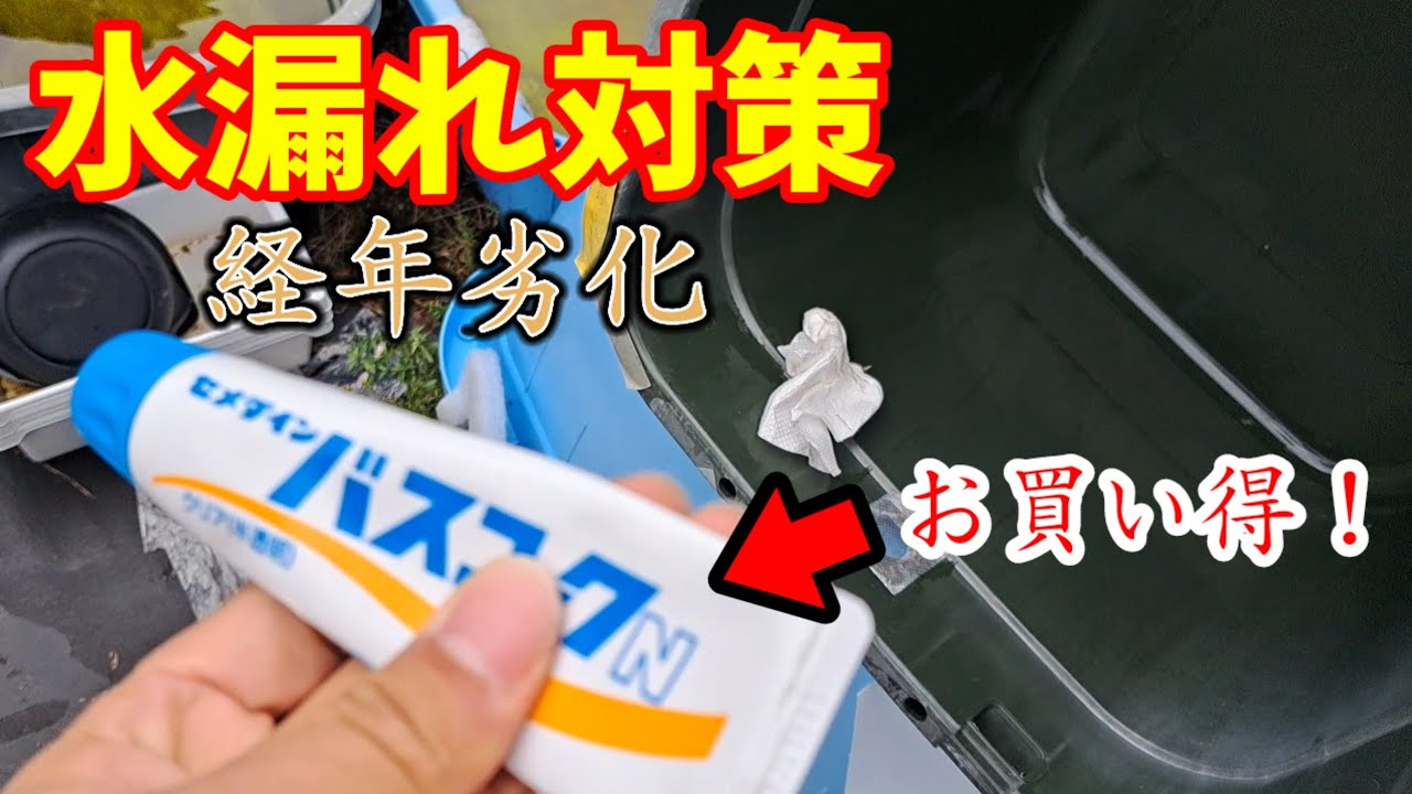 Bargain] How to fix a leaking medaka container [Repair/Repair