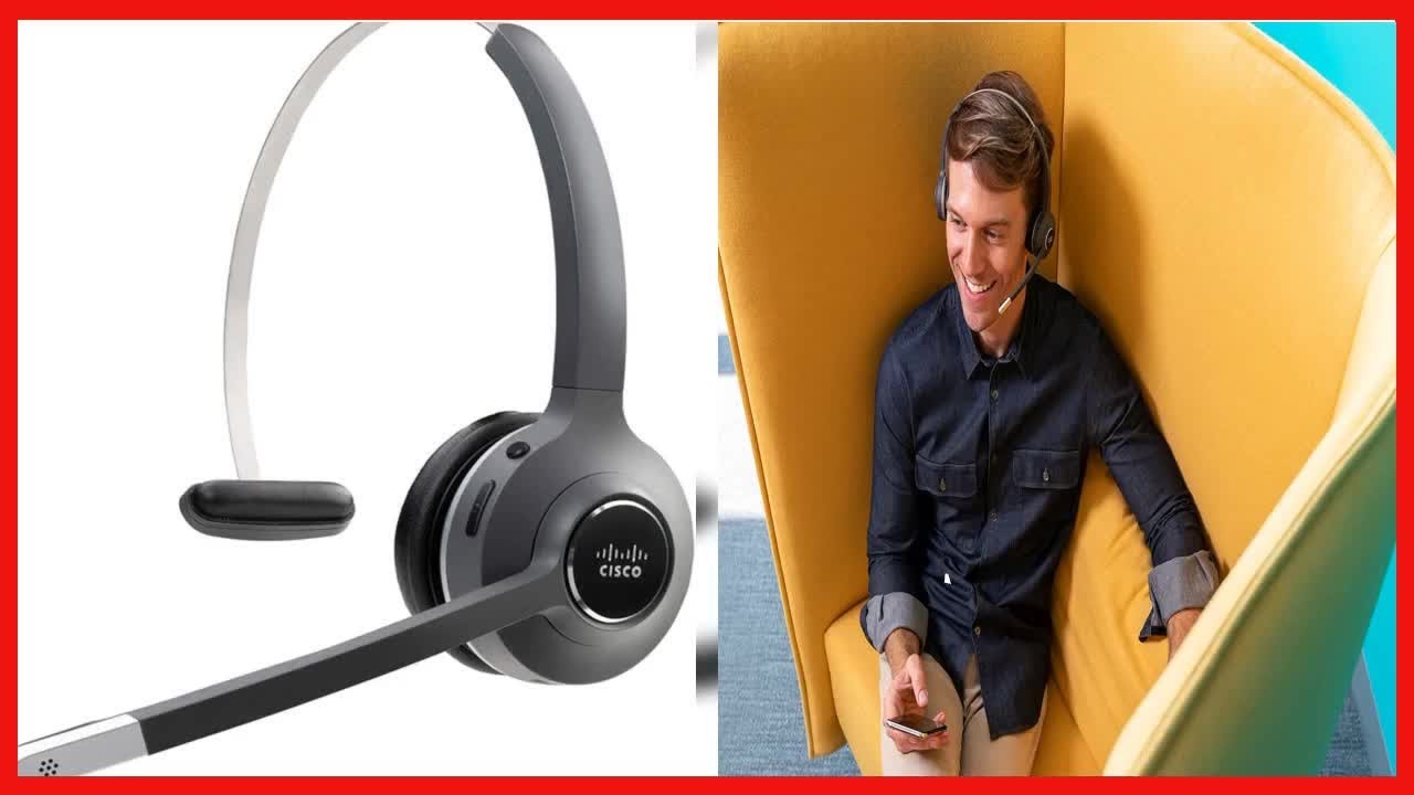 Cisco Headset 561, Wireless Single On- Ear DECT Headset with Multi