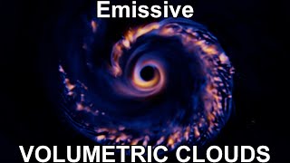 UE5 Emissive Cyclone Simulation