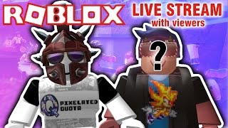 ROBLOX LIVE STREAM | PLAYING VIEWER LEVELS & MORE! {EPISODE 64}