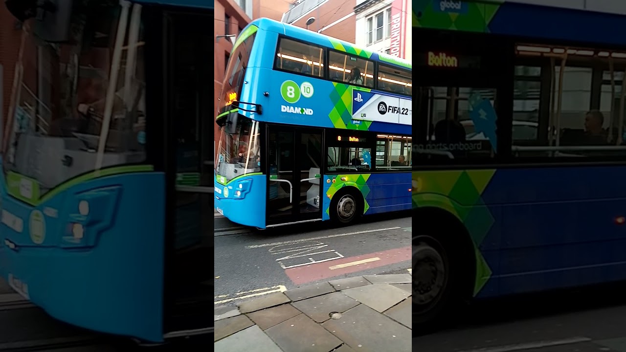 Diamond Bus Service Manchester Victoria England 2021 UK