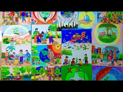Video Bộ sưu tập tranh vẽ vì môi trường tương lai #53 | Vẽ... - youtube
