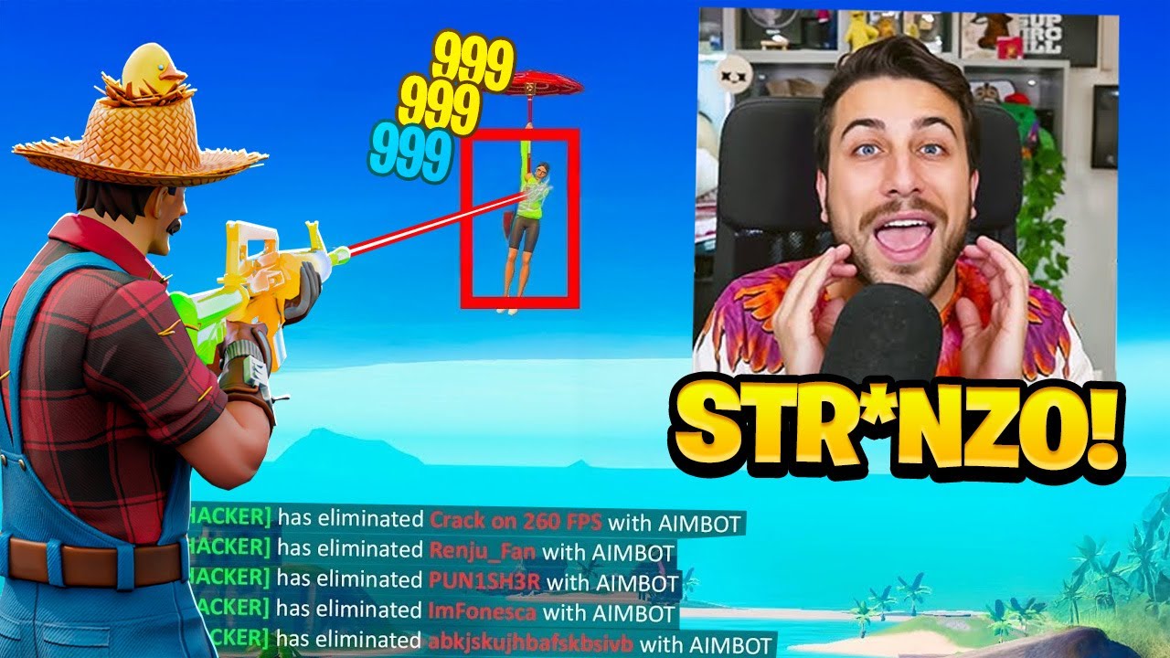 TROLLO gli YOUTUBER con le VERE HACK e loro DISINSTALLANO FORTNITE!