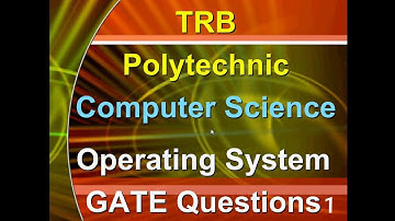 15. TRB Polytechnic CS OS GATE Questions explanation in Tamil|CSE GATE Questions with Solution Tamil