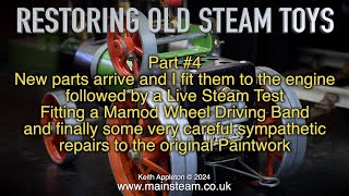 Thumbnail for RESTORING OLD STEAM TOYS -  PART #4 - MAMOD TE1 STEAM TEST