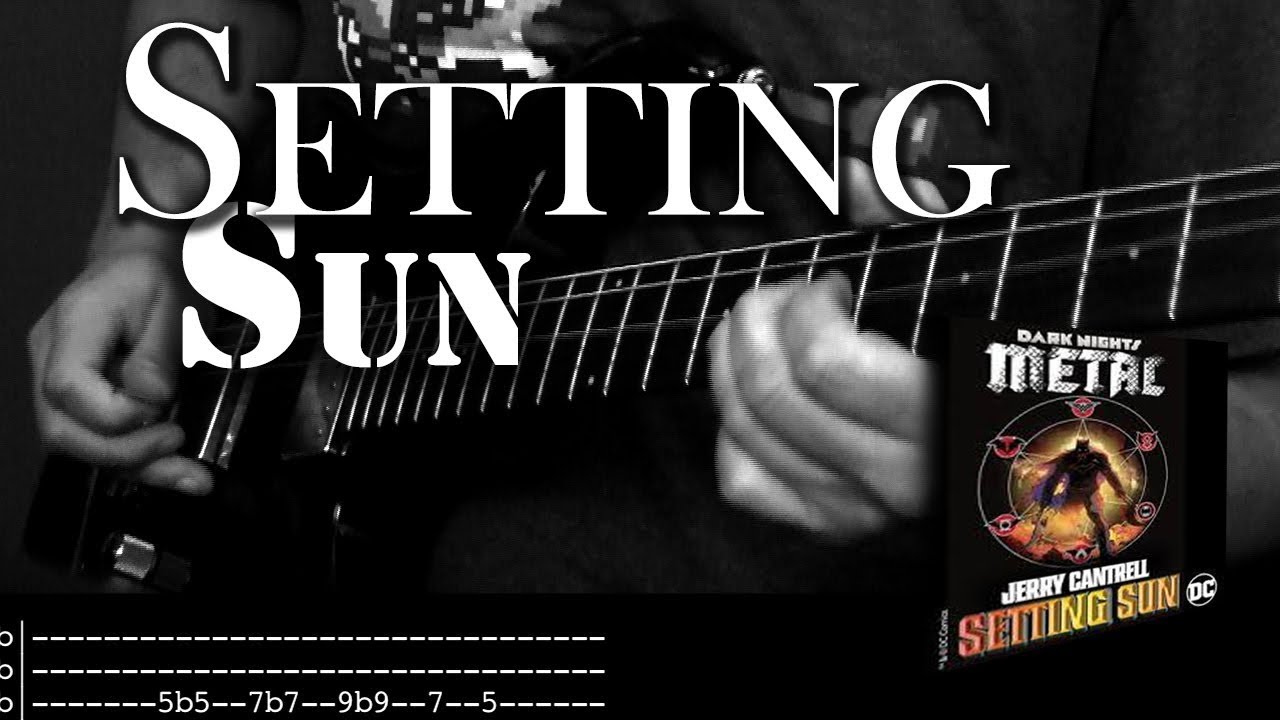 Setting Sun - Jerry Cantrell | Vocal & Guitar Cover | Solo + Tabs