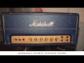 MARSHALL STUDIO VINTAGE SV20H and how it compares to the JCM800 SC20H STUDIO CLASSIC