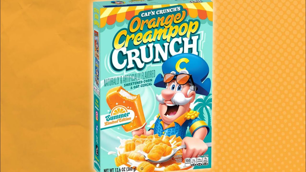 Taste Test❗️Cap N Crunch’s Orange Creampop crunch