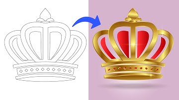 How to design a Crown Logo - Illustrator Tutorial
