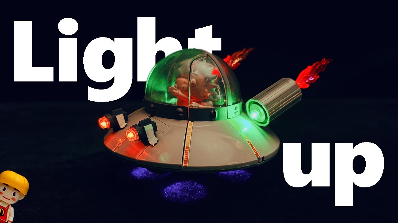 Rick and Morty , Your spaceship lights up . Get ready to go.