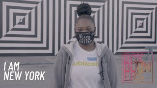 Artist Carmen Herrera and Publicolor students unveil a new mural in East Harlem