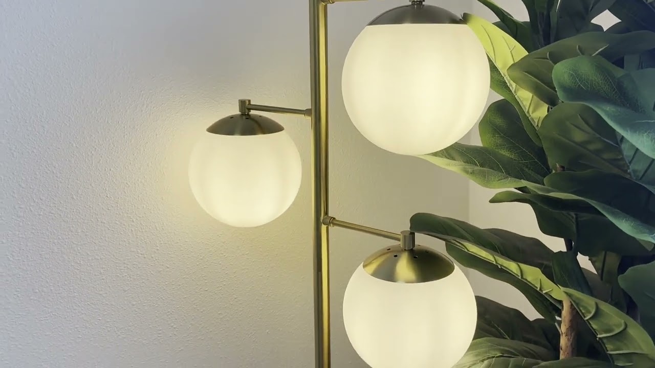 This Art Deco Floor Lamp Changed My Entire Room! Henn&Hart Review (Designer Look for Less?)