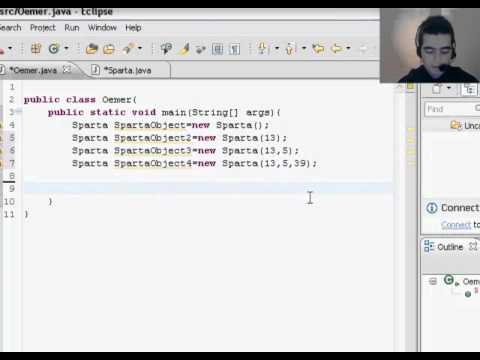 41 Java Programming Tutorial 1 - Building Objects for Constructors Omer GEZER.wmv